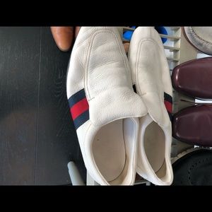 Gucci Vintage White Loafers - Mens Size 12D US